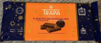 Foto de Turron de chocolate con leche y galleta negra