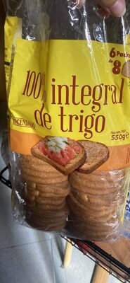 Foto de Pan Tostado 100% Integral de Trigo