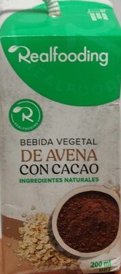 Foto de Bebida vegetal de avena y cacao