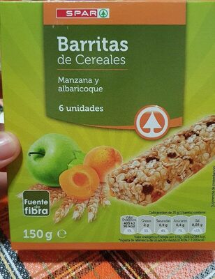 Foto de Barritas de cereales manzana y albaricoque