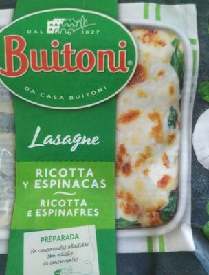 Foto de Lasagne Ricotta y Espinacas