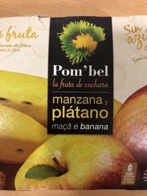 Foto de Compota de manzana y plátano tarrina 400 g