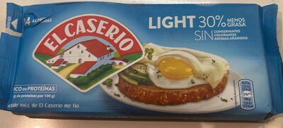 Foto de El Caserio Light 30% menos grasa - queso fundido en lonchas