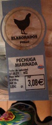 Foto de pechuga marinada