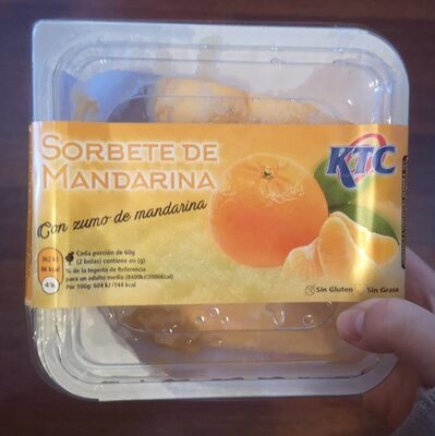 Foto de Sorbete de mandarina