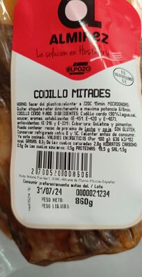 Foto de Codillo mitades