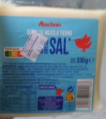 Foto de Queso de mezcla tierno bajo en sal