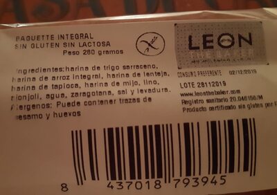 Foto de Baguette integral