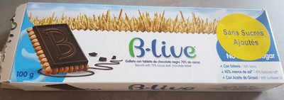 Foto de B-live gâteau au chocolat noir 70%