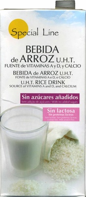 Foto de Bebida de arroz UHT, vitaminas A y D y calcio