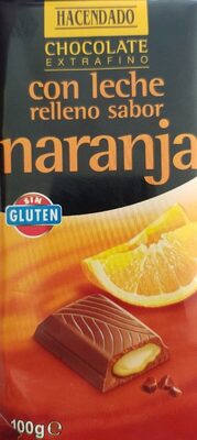 Foto de Chocolate con leche relleno sabor naranja