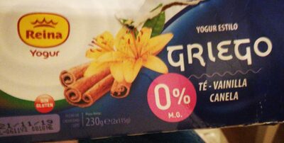 Foto de Yogur estilo griego 0% de té, vainilla y canela