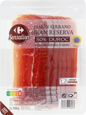 Foto de Jamón serrano gran reserva 50% Duroc