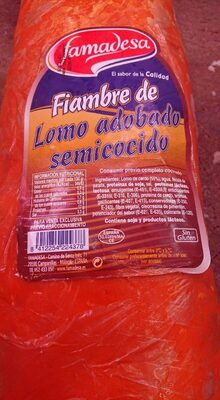 Foto de Fiambre de lomo adobado semicocido