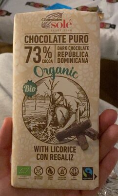 Foto de Chocolate puro con regaliz