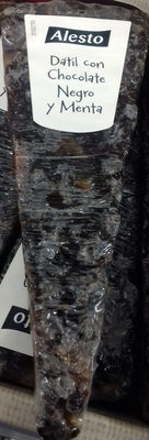 Foto de Dátil con chocolate negro y menta