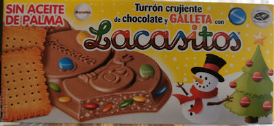 Foto de Turrón de chocolate y galletas con lacasitos