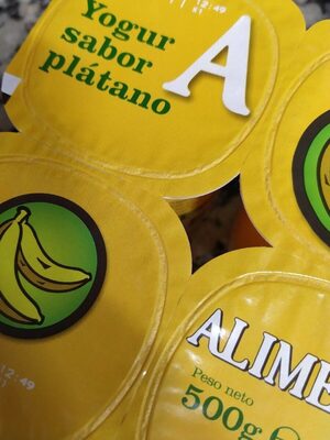 Foto de Yogur sabor plátano