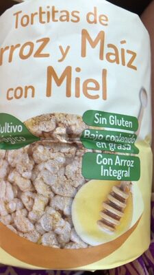 Foto de Tortitas de arroz y maiz con miel