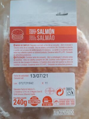 Foto de Hamburguesa de salmón