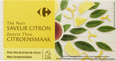 Foto de Thé noir saveur citron