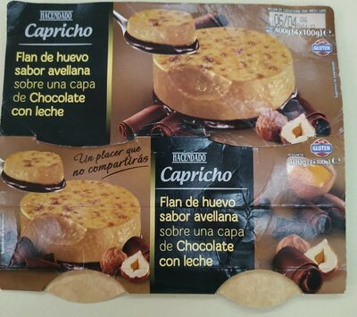 Foto de Flan de huevo sabor avellana