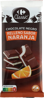 Foto de Chocolate negro relleno sabor naranja