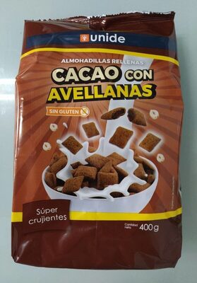 Foto de Almohadillas rellenas cacao con avellanas
