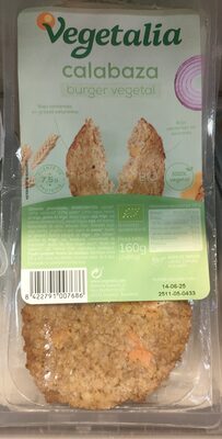 Foto de Vegeburger de seitan y calabaza