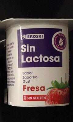 Foto de Iogur fresa sin lactosa