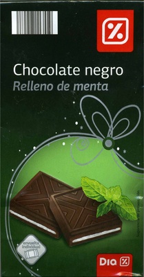 Foto de Chocolate negro relleno de menta