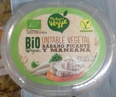 Foto de Untable vegetal rábano picante y manzana