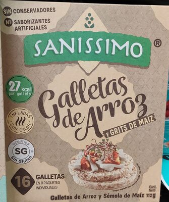 Foto de Galletas De Arroz Y Grits De Maíz