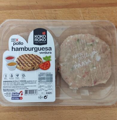 Foto de Hamburguesa pollo y verduras