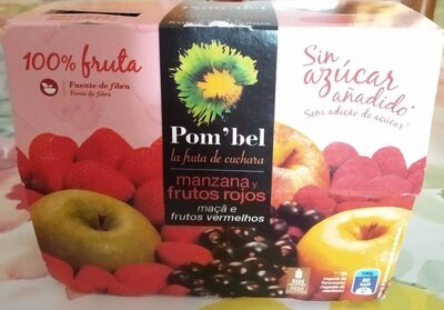 Foto de Compota de manzana y frutos rojos pack 4 tarrina 100 g