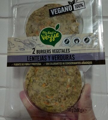 Foto de Burguer vegetal (lentejas y verduras)