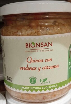 Foto de Quinoa con verduras y cúrcuma