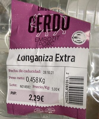 Foto de Longaniza extra