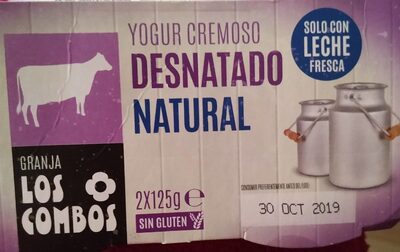 Foto de Yogurt cremoso desnatado natural