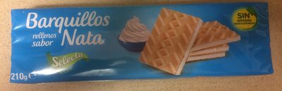 Foto de Barquillas rellenos sabor nata