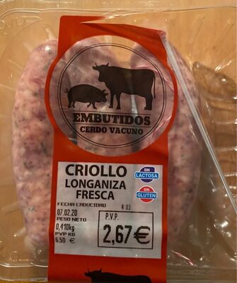Foto de Criollo longaniza fresca