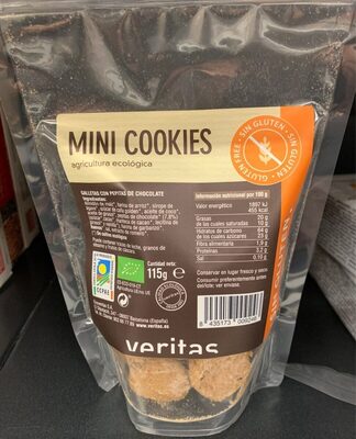 Foto de mini cookies sin gluten