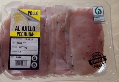 Foto de Pechuga pollo al ajillo