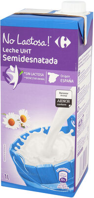Foto de Leche sin lactosa semidesnatada