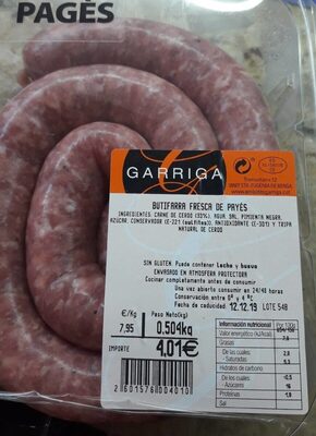 Foto de Butifarra fresca de payes