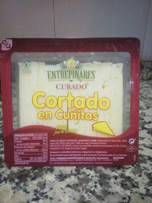 Foto de quéso curado cortado