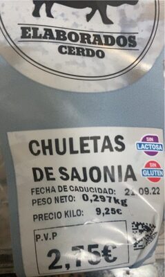 Foto de Chuletas de Sajonia