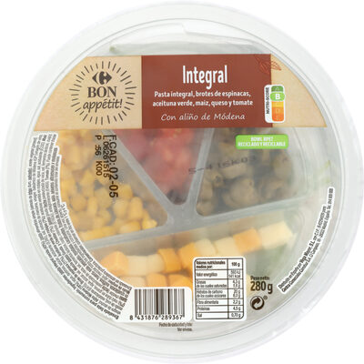 Foto de Ensalada pasta integral