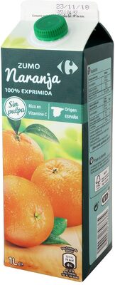 Foto de 100% pressé jus d'orange sans pulpe