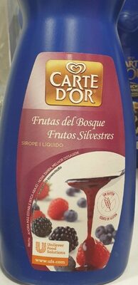 Foto de sirope de frutas del bosque
